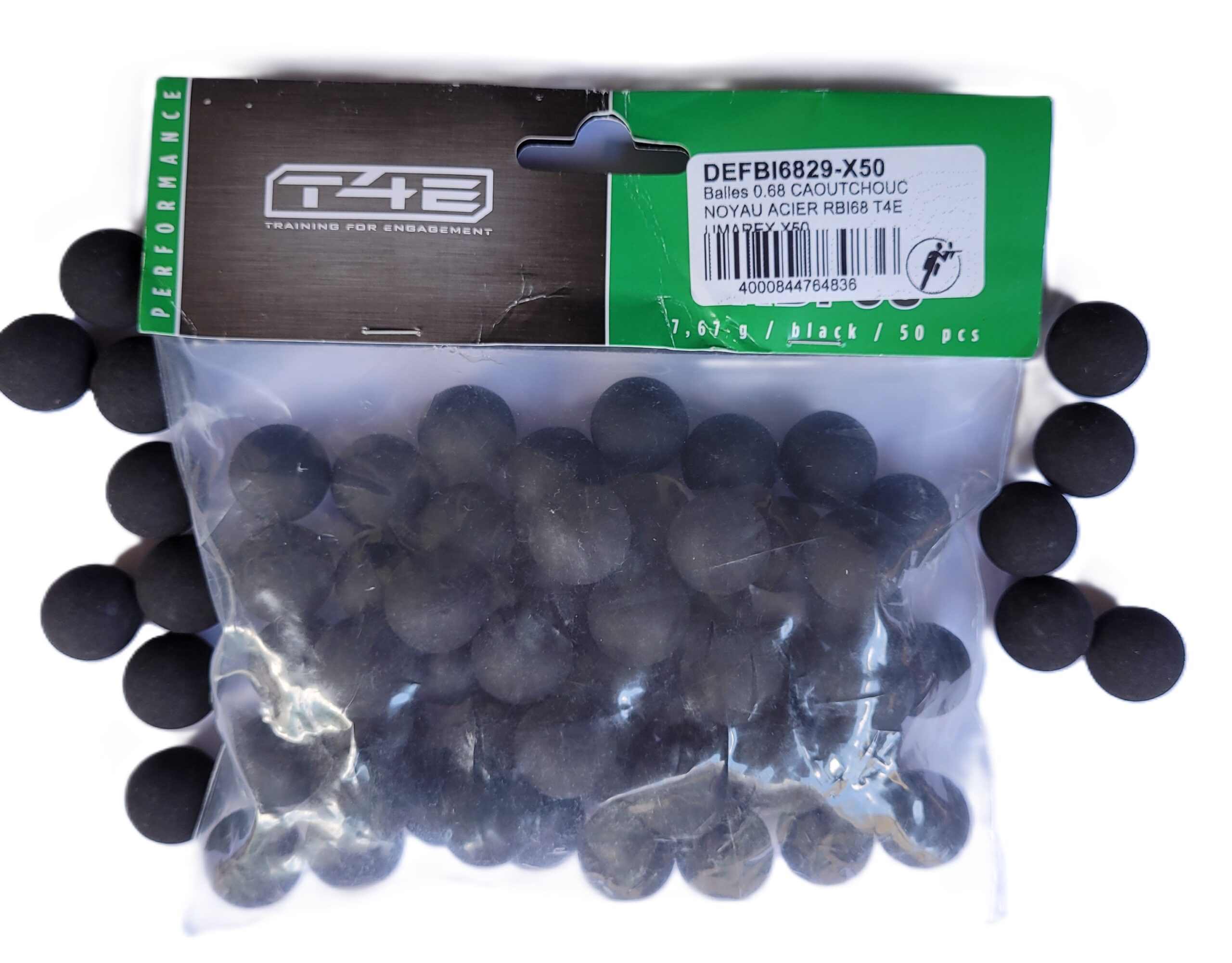 Bola con acero calibre 68 7,7gr 1