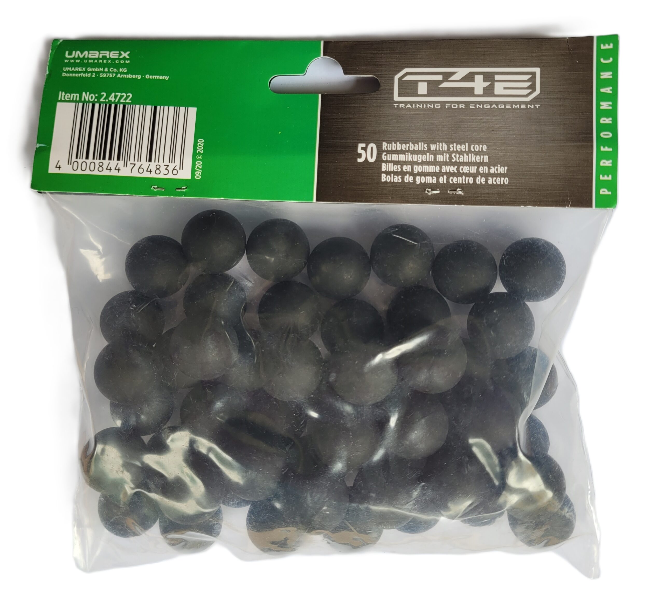 Bola con acero calibre 68 7,7gr 3