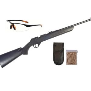 PACK Carabina Perdigón Daisy 35 Calibre 4,5mm. 3,5 Julios + Funda + Balines + Gafas Protectoras